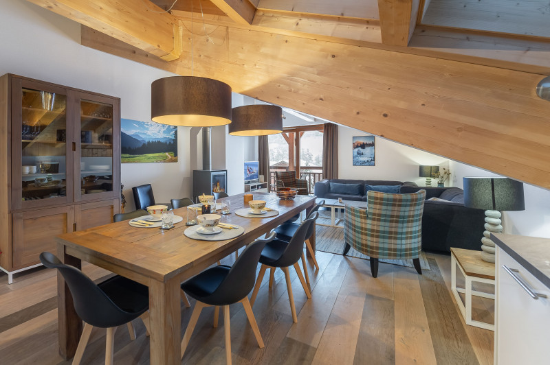 Appartement Mont blanc 08, Salle à manger, Châtel hiver