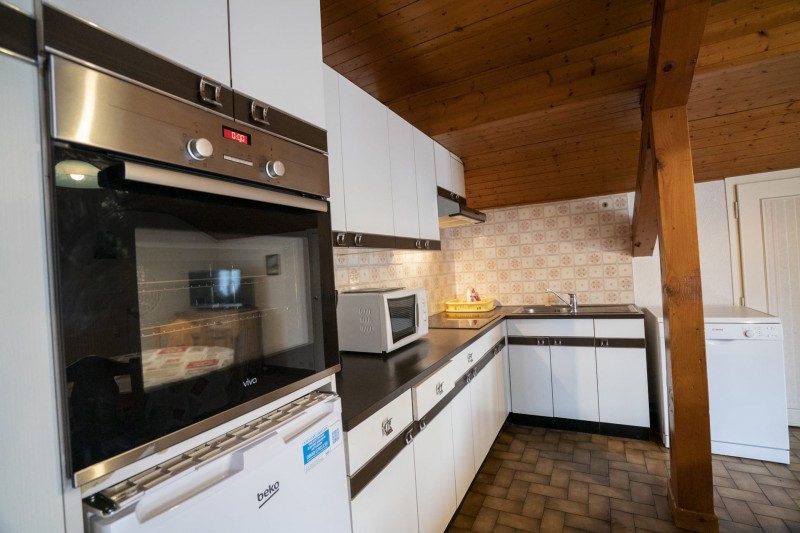 Appartement n°1 Maison des Vallets, Coin Cuisine Châtel