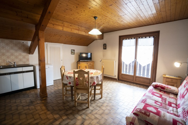 Appartement n°1 Maison des Vallets, Séjour Châtel Haute Savoie