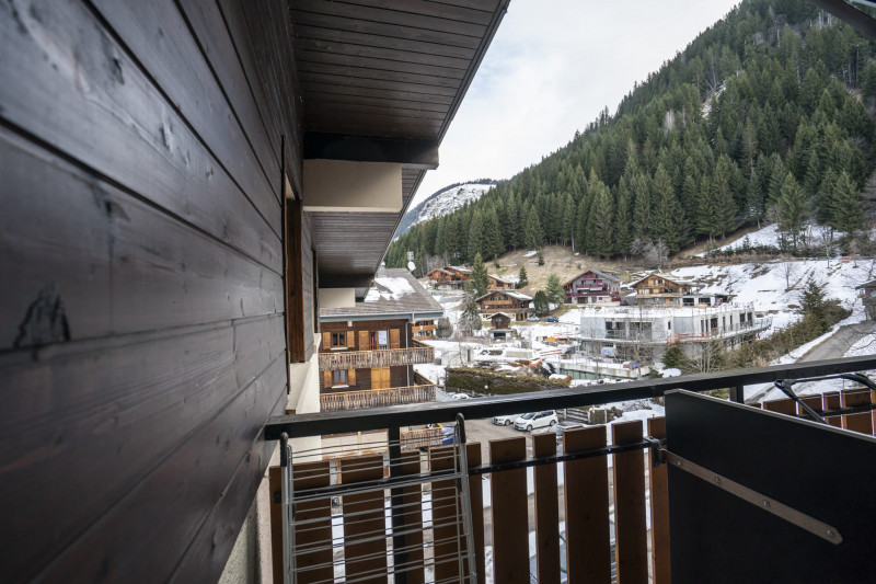 Appartement n°123, résidence Alpenlake, vue balcon, Châtel 74390