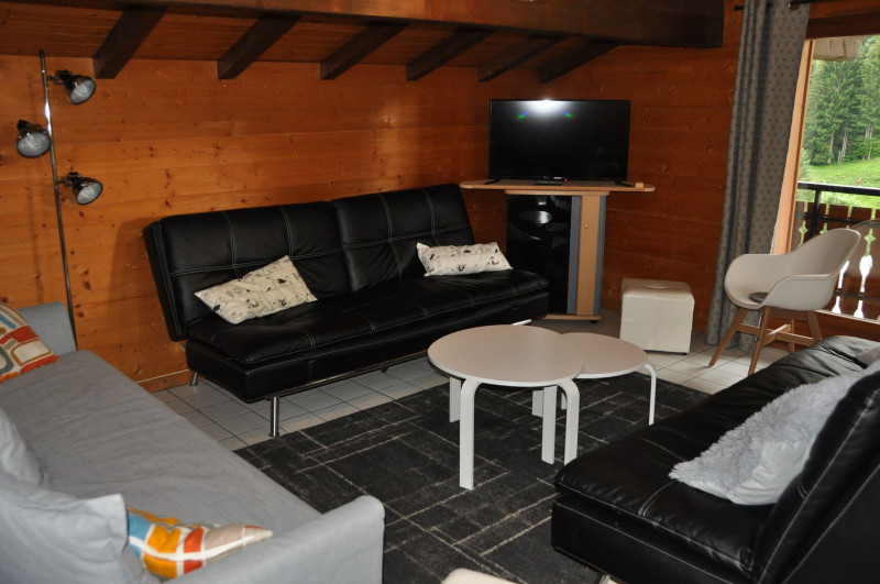 Apartment n°3 in chalet The Bouquetins, Living room, Châtel Portes du Soleil