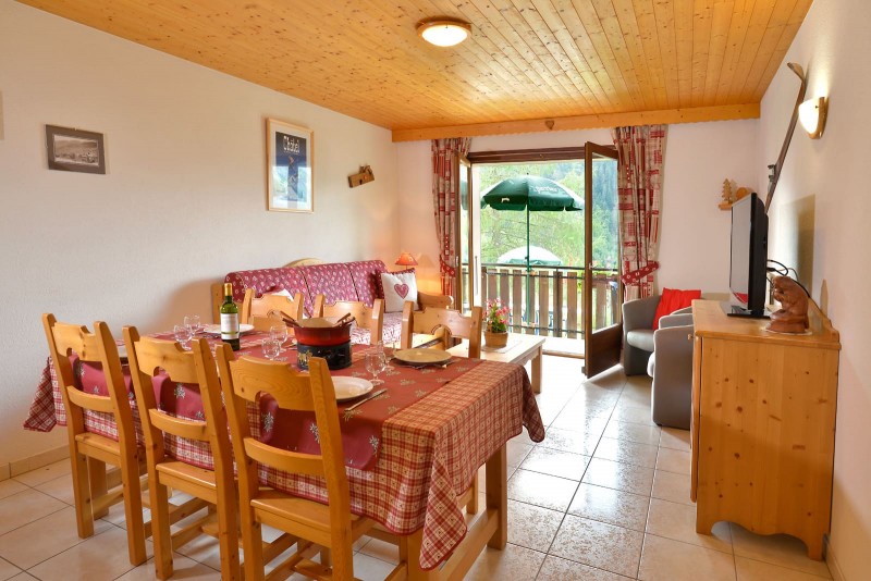 Appartement n°3 dans résidence le Blanchot, Séjour, Châtel