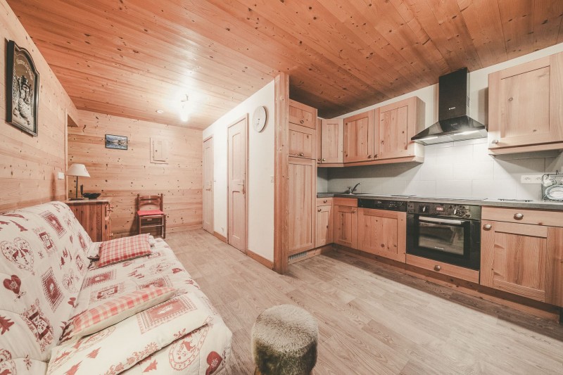 Appartement n°4 dans résidence Lou Candres, Séjour, Châtel Ski