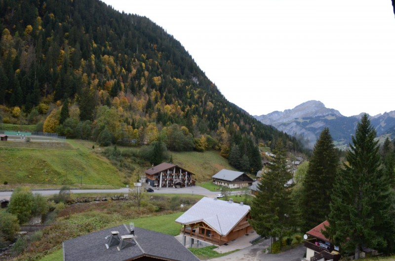 Appartement n°3 dans chalet les bouquetins, Vue depuis le balcon Châtel