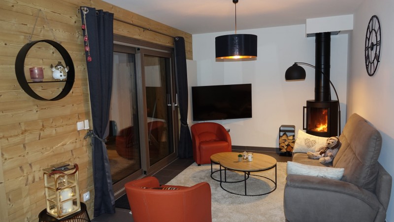 Appartement OROUGE B 001, Salon, Châtel