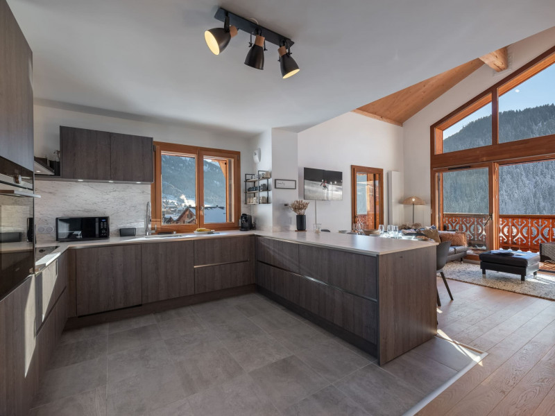 Apartment Perles de Savoie A306, Kitchen, Chatel Ski equipment