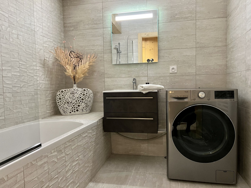 Appartement Perles de Savoie A401 Châtel lave-linge