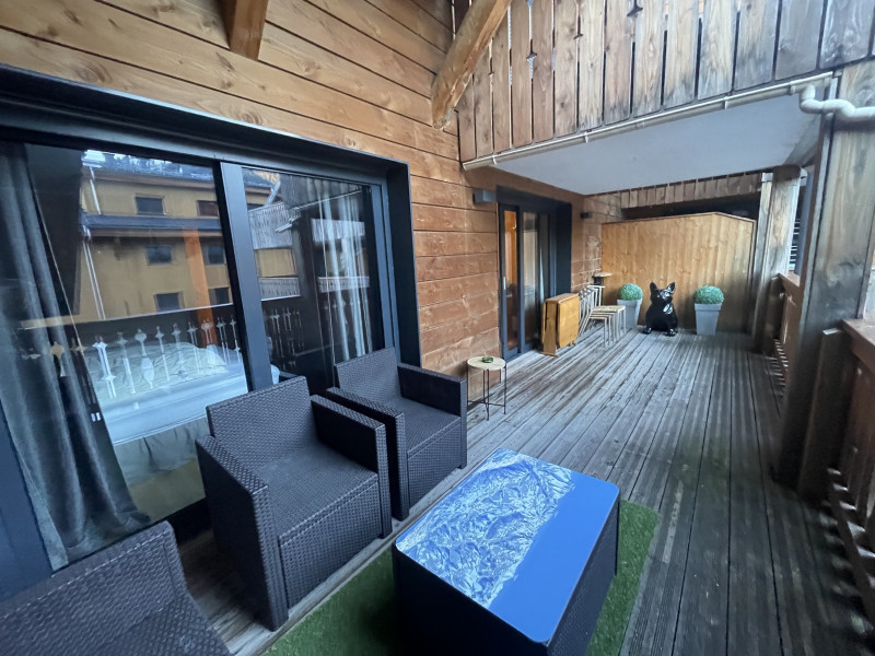 Appartement Soldanelles 17, Châtel, balcon