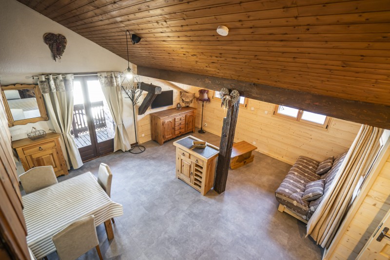 Apartment Vieux Four 002, Living room, Châtel Haute-Savoie