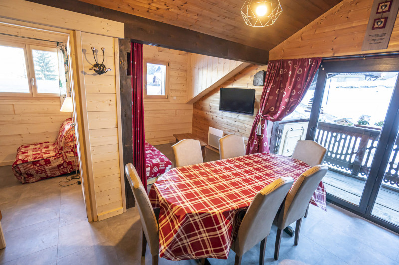 Apartment Vieux Four 01, Living room, Châtel Portes du Soleil