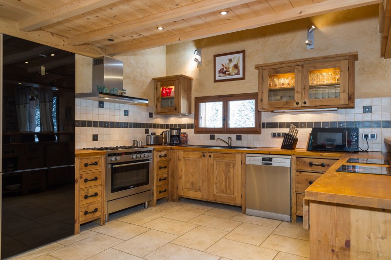 Chalet Anna 16 personnes Châtel Pré-la-Joux cuisine équipée