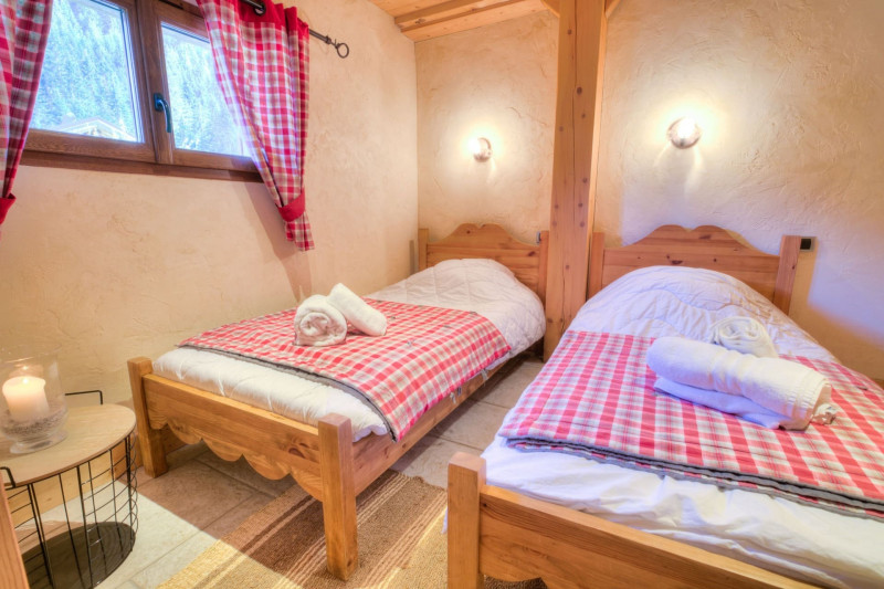 Chalet Anna Châtel Pré-la-Joux, Bedroom 2 single bed, Ski equipment