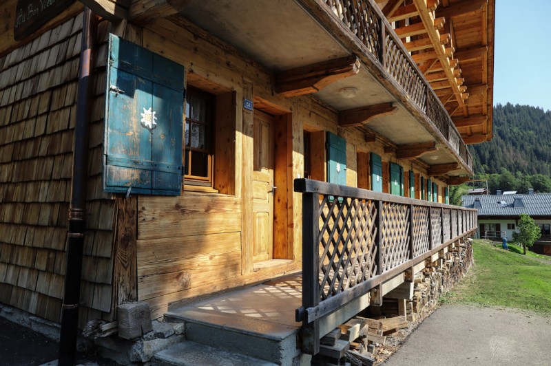 Chalet Au Bon vieux Temps  Extérieur Châtel France