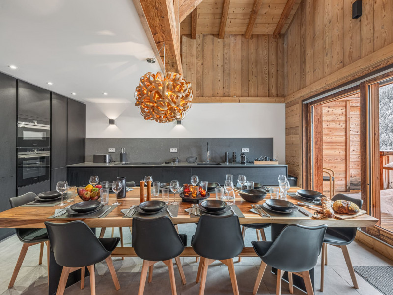 Chalet Bois Colombe, Kitchen, Châtel Family holidays