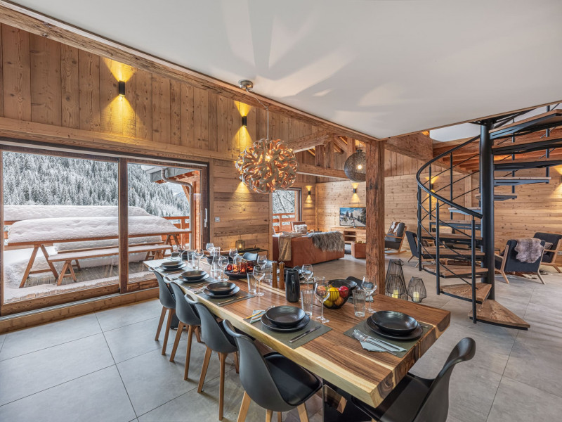 Chalet Bois Colombe, Dining room, Châtel Reservation