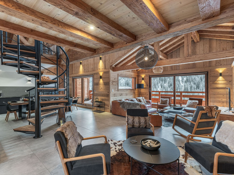 Chalet Bois Colombe, Living room, Châtel Portes du Soleil