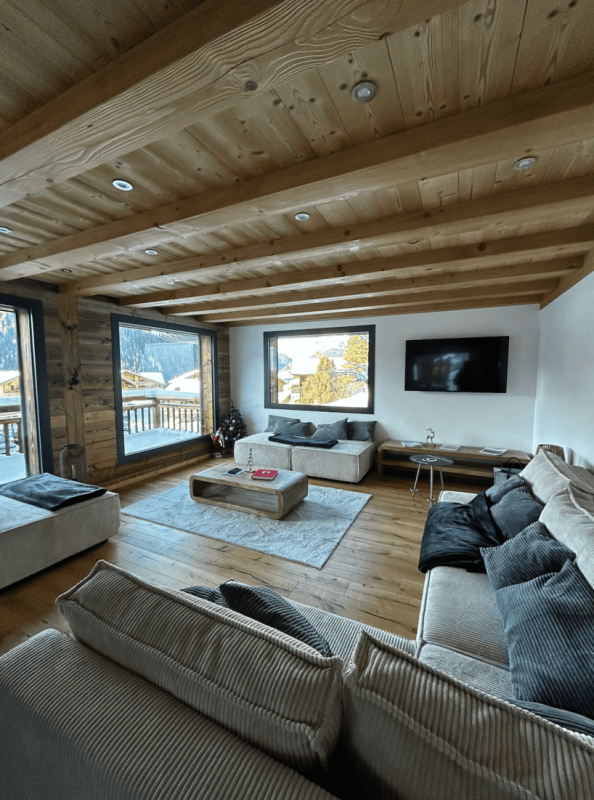 Chalet Bonatti, Luminous living room, Chatel, Mountain holiday