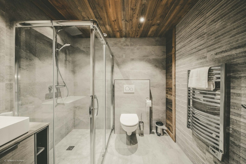 Chalet Bovard, Whymper, salle de douche, Châtel Les Portes du Soleil