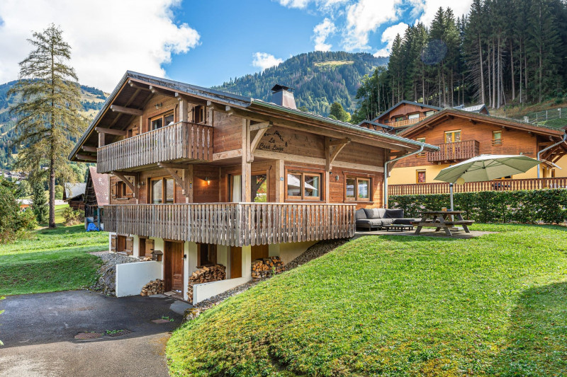 Chalet Casa Linga, Châtel, Terrasse ensoleillée