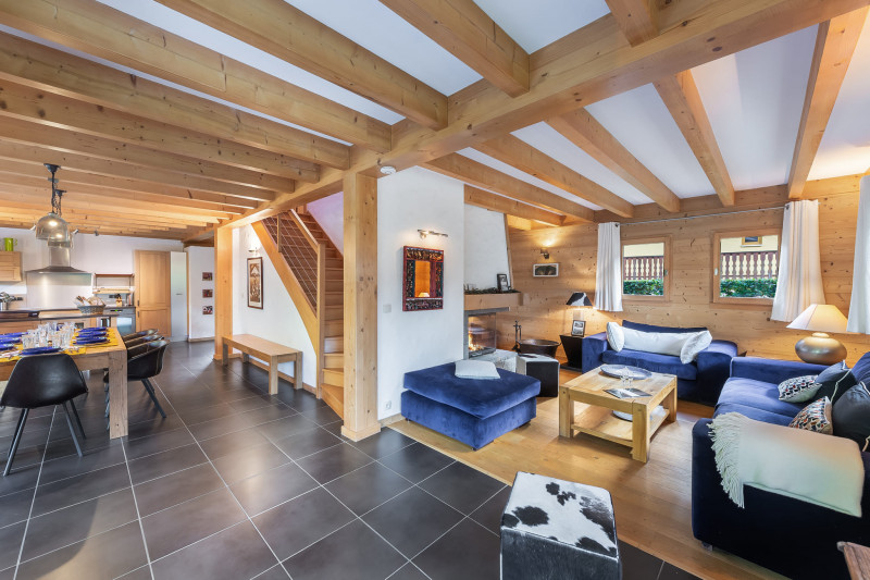 Chalet Casa Linga, Salon, Salle à manger, moments en famille, Châtel