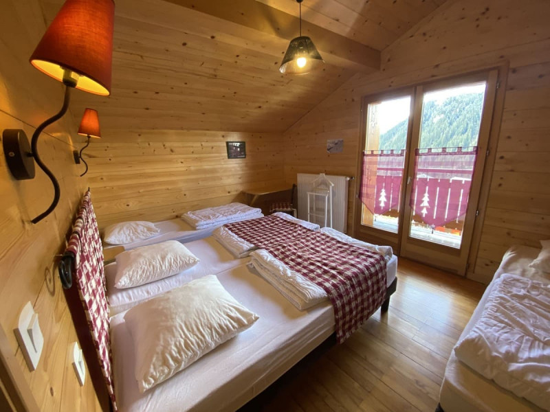 Chalet Castor, Chambre 4 lits simples, Châtel Location Chalet Castor, Chambre 4 lits simples, Châtel Location