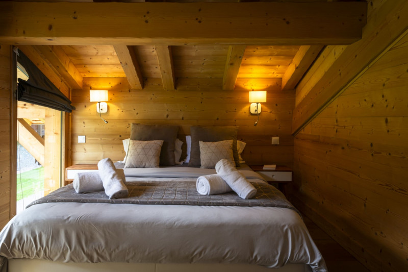 Chalet Cret Beni, Chambre lit double, Châtel Réservation 74