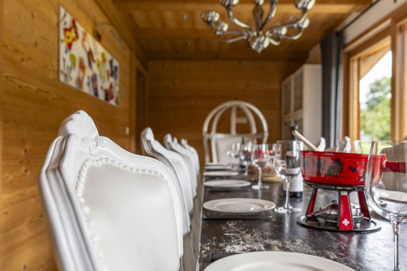 Chalet Cret Beni, Dining room, Châtel Family Holidays 74