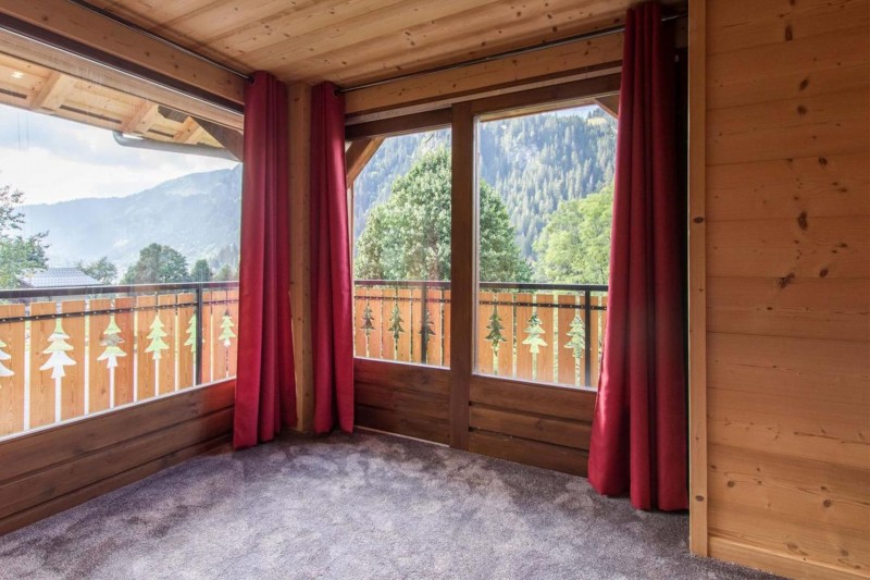 Chalet CREUX DU NANT chambre vue 2 Châtel