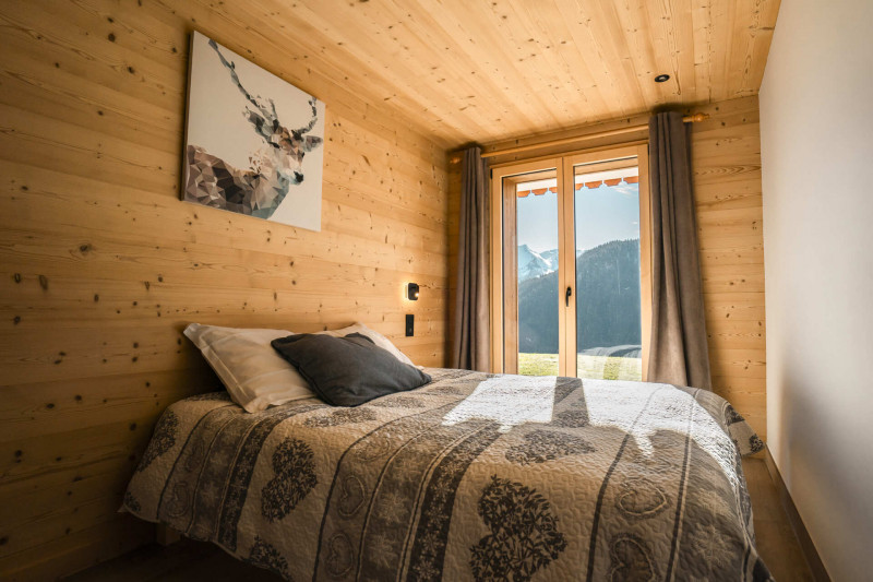 Chalet D'Artagnan Petit Châtel, chambre deux lit double, Alpes du Nord