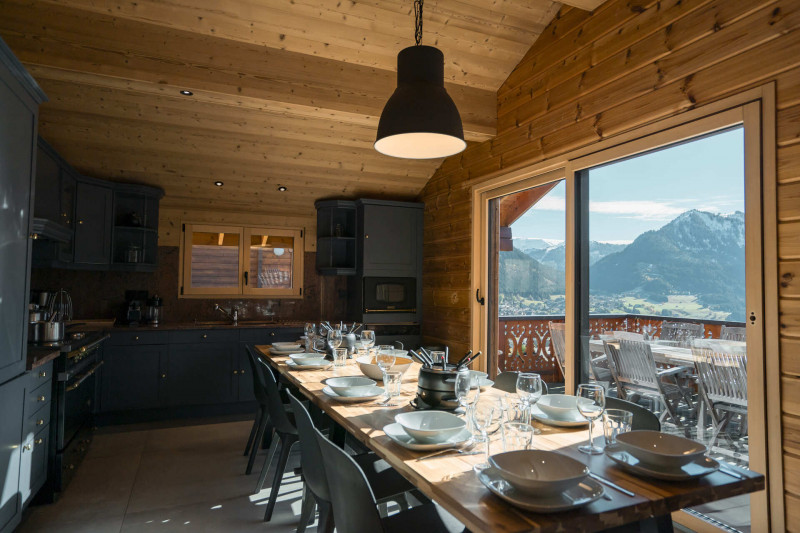 Chalet D'Artagnan, kitchen, Châtel Winter vacation