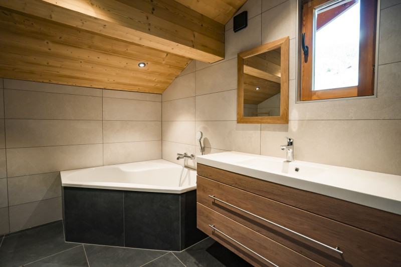 Chalet D'Artagnan, bath room, Châtel, Vallée d'Abondance