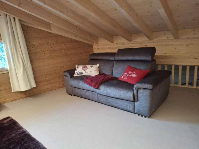 Chalet de la fiolaz à Châtel, convertible sur la mezzanine
