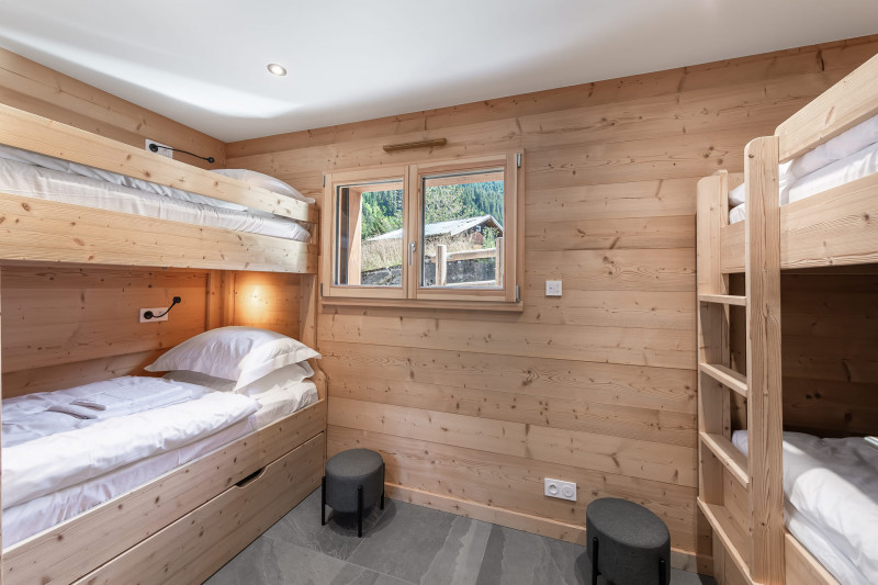 Chalet de Vonnes, Chambre lits superposés, Châtel