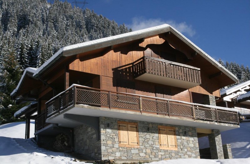 Chalet Dormeur, 12 personnes, Vonnes Châtel, chalet extérieur, neige