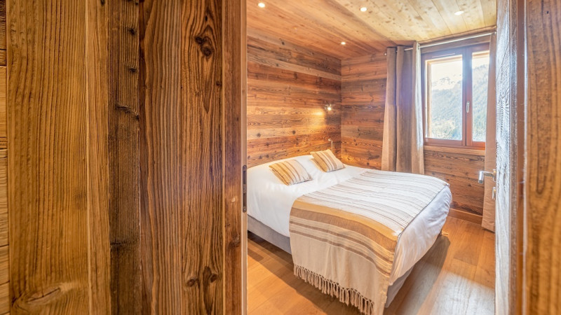 Chalet Dormeur, Bedroom double bed, Châtel Ski rental
