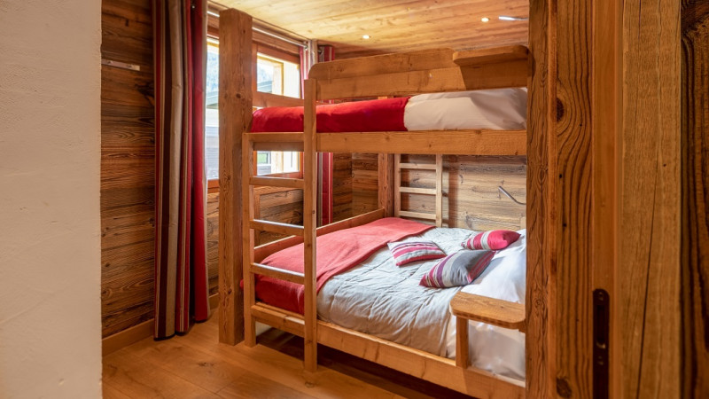 Chalet Dormeur, Chambre lits superposés, Châtel Domaine skiable