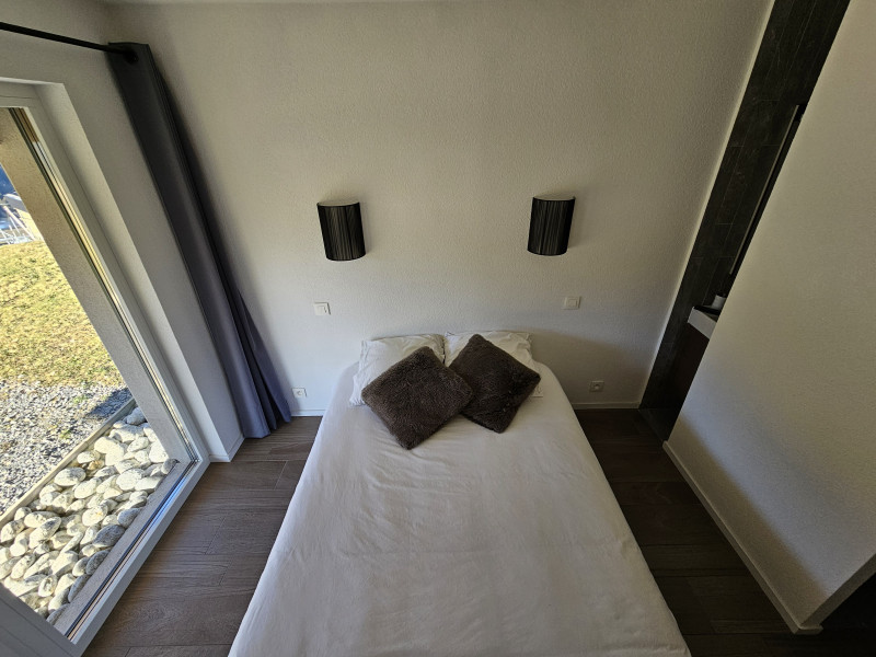 Chalet du Saix A, Bedroom double bed, Châtel Portes du Soleil