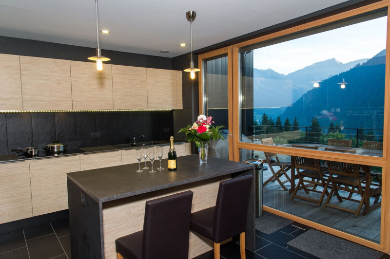 Chalet du Saix, Kitchen, Châtel Northern Alps