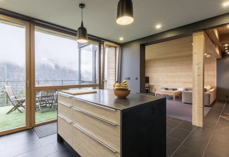 Chalet du Saix, Kitchen, Châtel Haute-Savoie