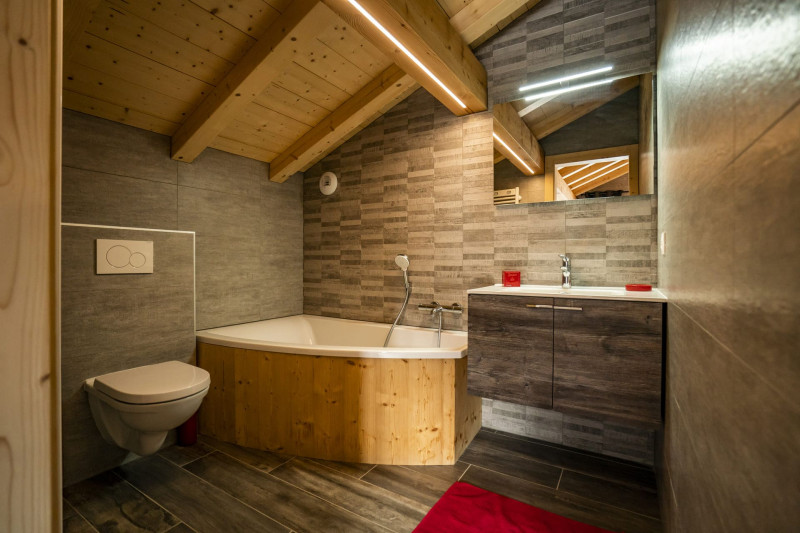 Chalet Entre Vous, Salle de bain et WC, Montagne Châtel Ski