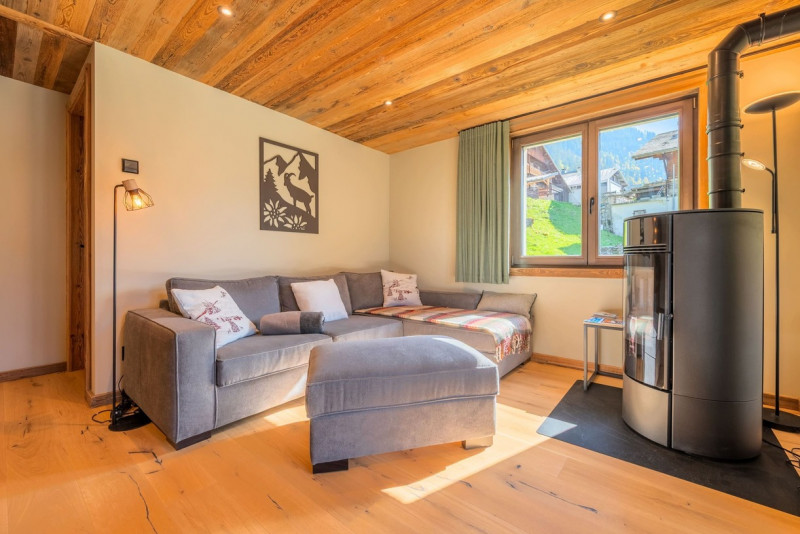 Chalet Etèla, living room, Châtel, Haute-Savoie Chalet Etèla, living room, Châtel, Haute-Savoie