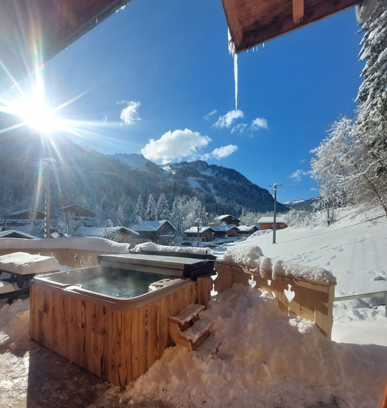 Chalet Etoiles des Alpes, Jacuzzi, Châtel Vue Montagne 74390