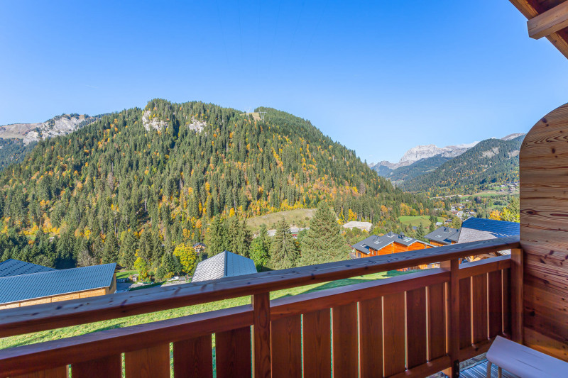 Chalet Etringa, Terrace with view, Châtel Snow 74