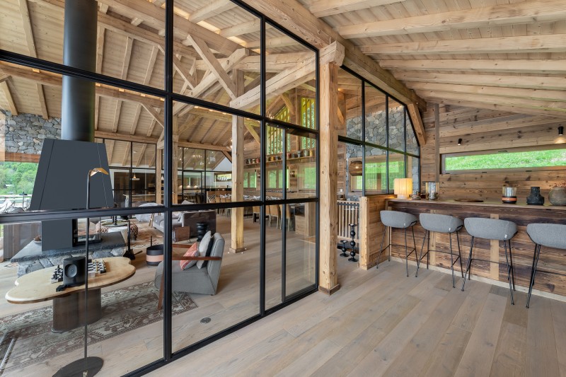 Chalet IKARIA 17 personnes Bar Châtel haute-savoie