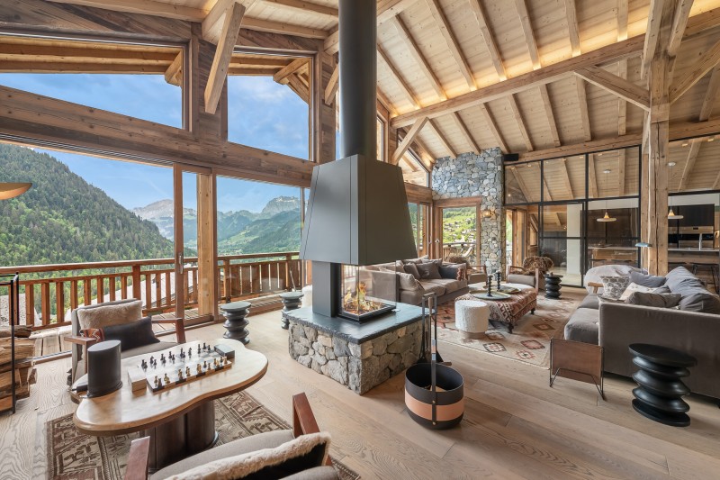Chalet IKARIA 17 personnes Séjour Châtel France