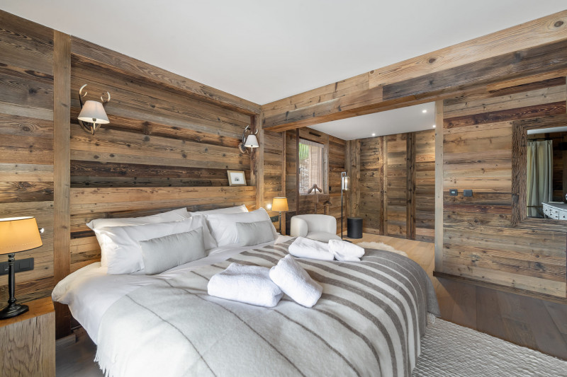 Chalet IKARIA, Bedroom double bed, Châtel Ski 74