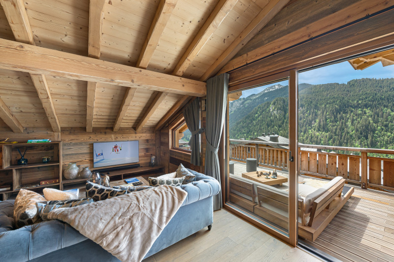 Chalet IKARIA, Living room, Châtel Ski area 