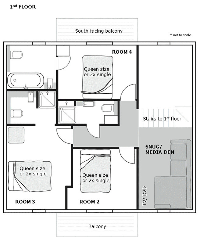 Chalet Isobel, floor plan, Châtel Vallée d'Abondance