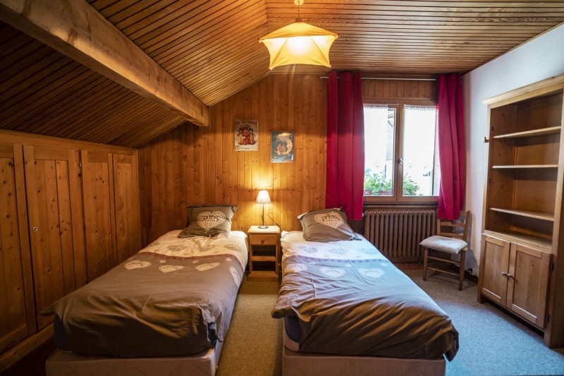 Chalet Jacrose Chambre lits simples Châtel Ski