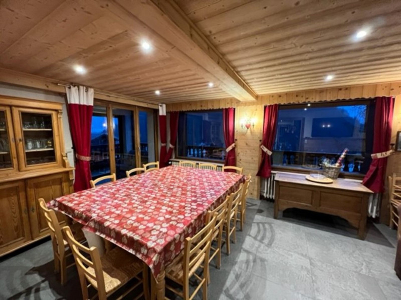 Chalet Jacrose Salle à manger Vacances Ski Portes du Soleil